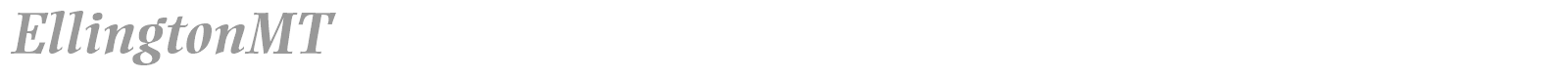EllingtonMT font preview